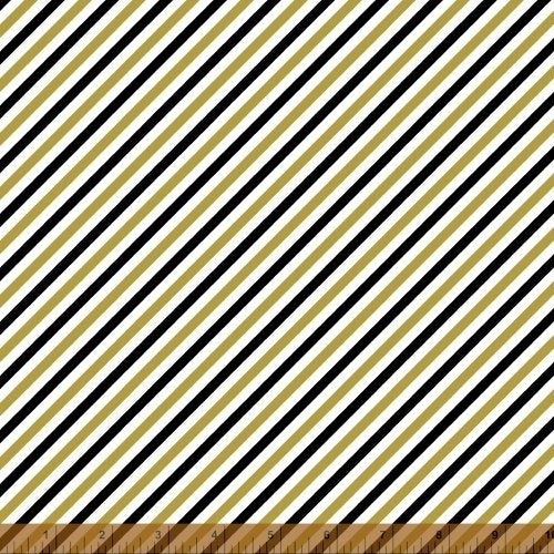 Gold and Bold Diagonal Stripe