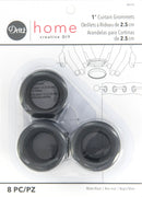 Grommets 1 8ct Matte Black
