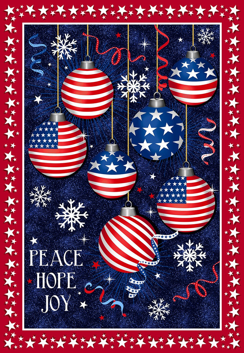Christmas USA Peace Hope Joy Digital Panel