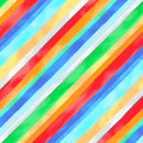 Multi Diagonal Stripe 108in Wide Back