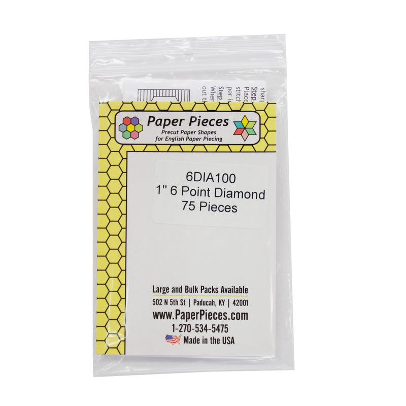 Paper Piece Diamond Pack 1in 75pc