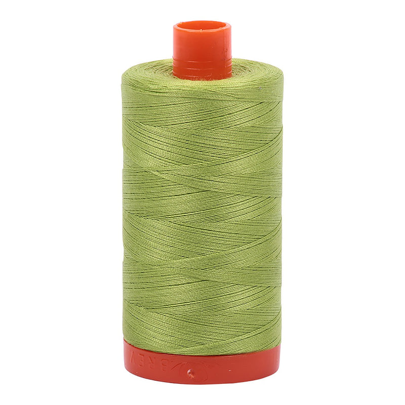 Mako Cotton Thread Solid 50wt 1422yds Spring Green