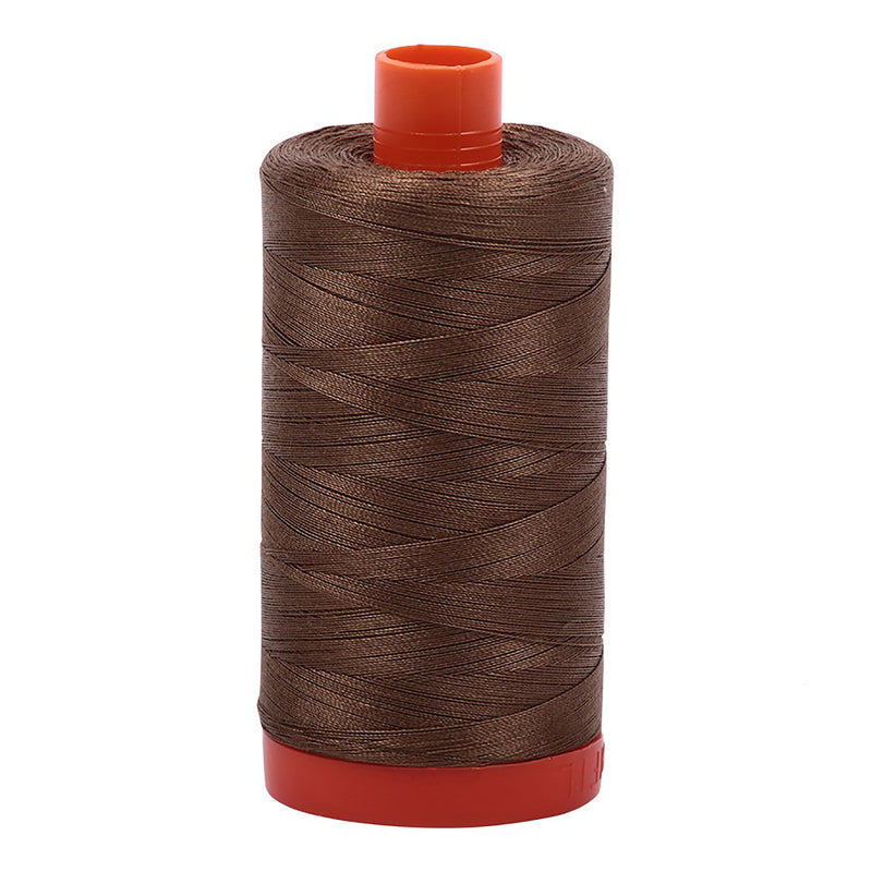 Mako Cotton Thread Solid 50wt 1422yds Dark Sandstone