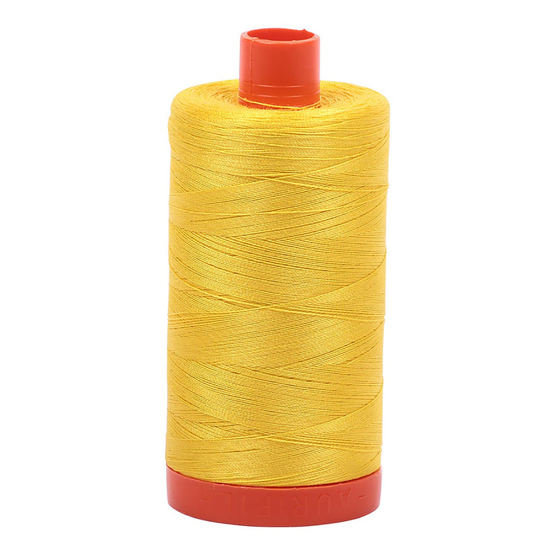 Mako Cotton Thread Solid 50wt 1422yds Canary