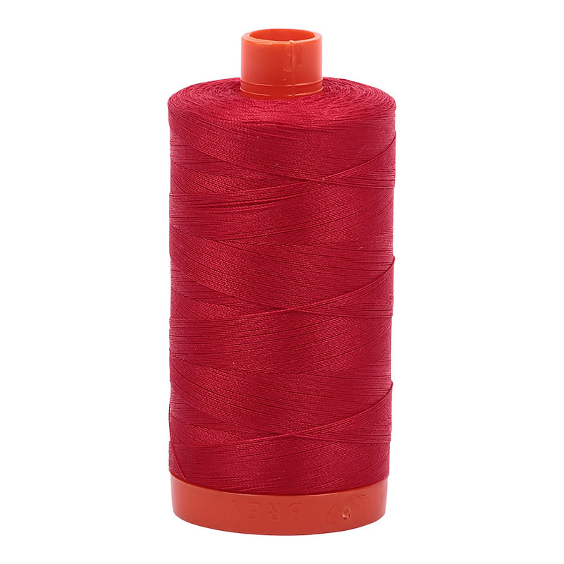 Mako Cotton Thread Solid 50wt 1422yds Red