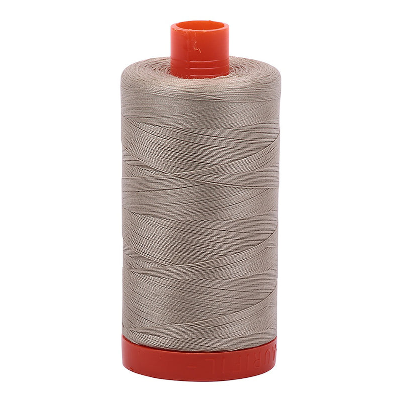 Mako Cotton Thread Solid 50wt 1422yds Stone
