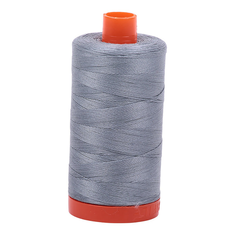 Mako Cotton Thread Solid 50wt 1422yds Light Blue Grey