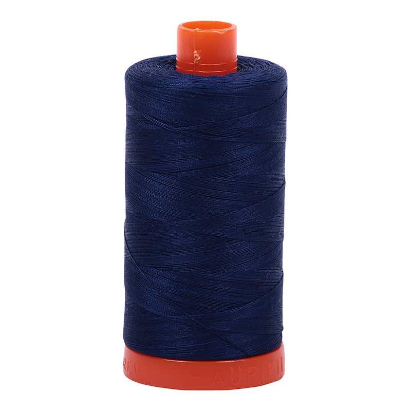 Mako Cotton Thread Solid 50wt 1422yds Dark Navy