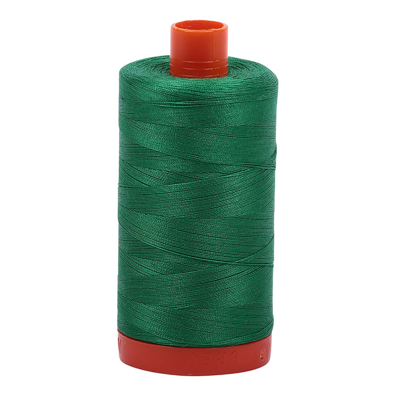Mako Cotton Thread Solid 50wt 1422yds Green