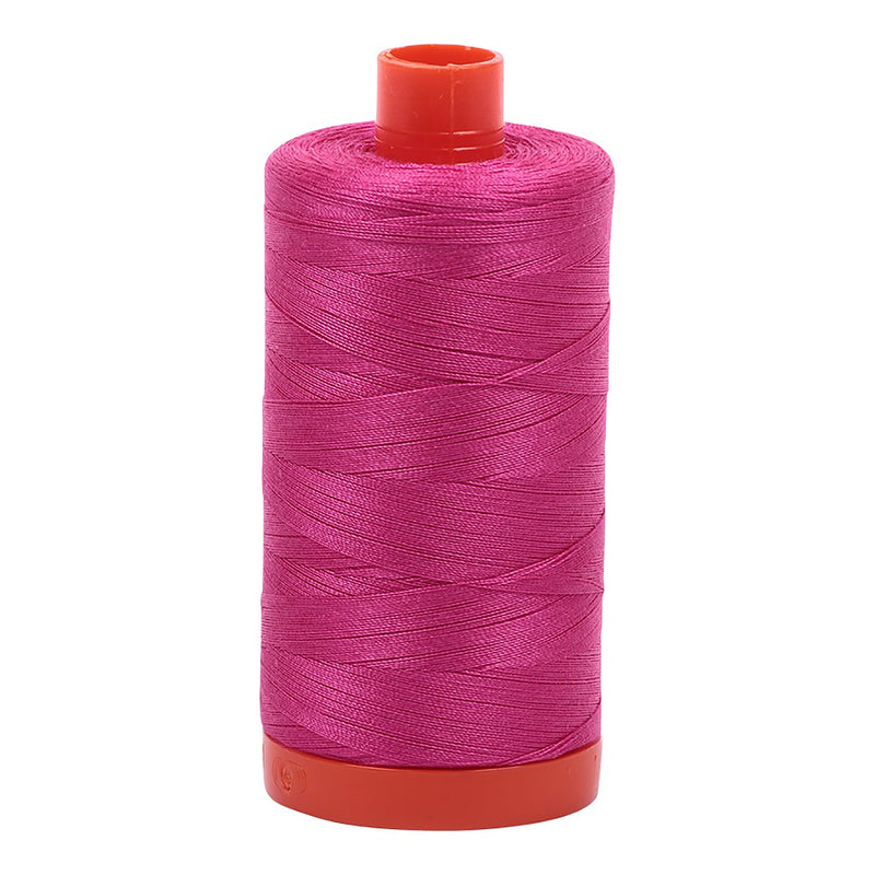 Mako Cotton Thread Solid 50wt 1422yds Fuchsia