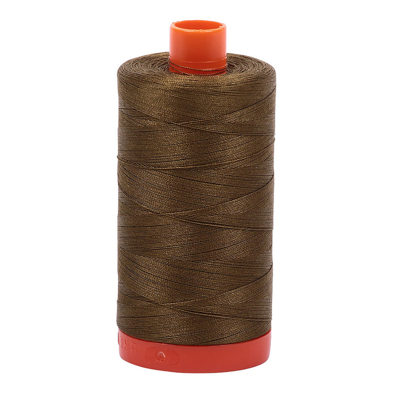 Mako Cotton Thread Solid 50wt 1422yds Dark Olive