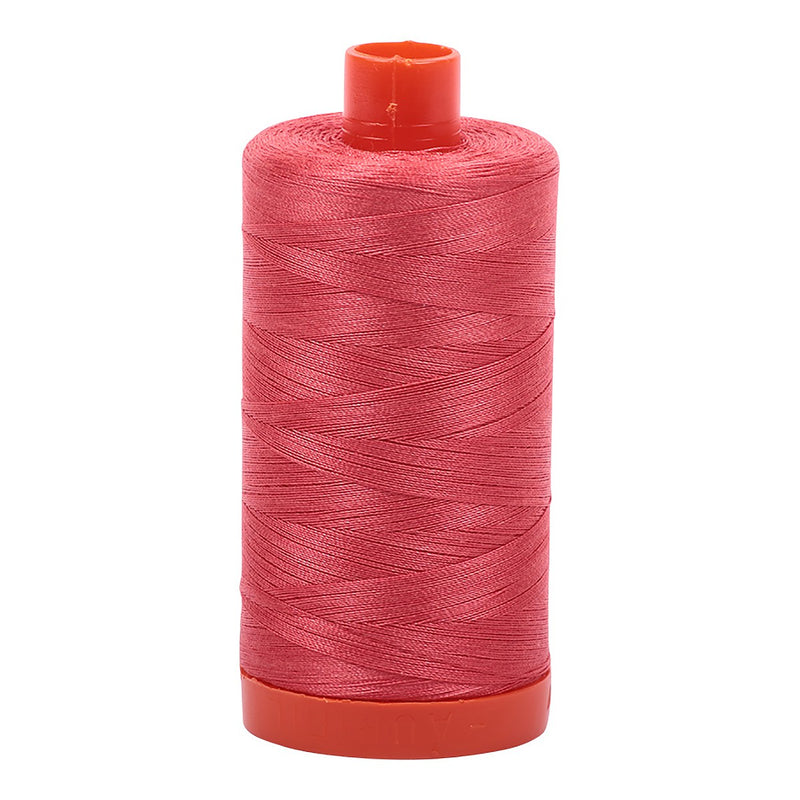 Mako Cotton Thread Solid 50wt 1422yds Medium Red