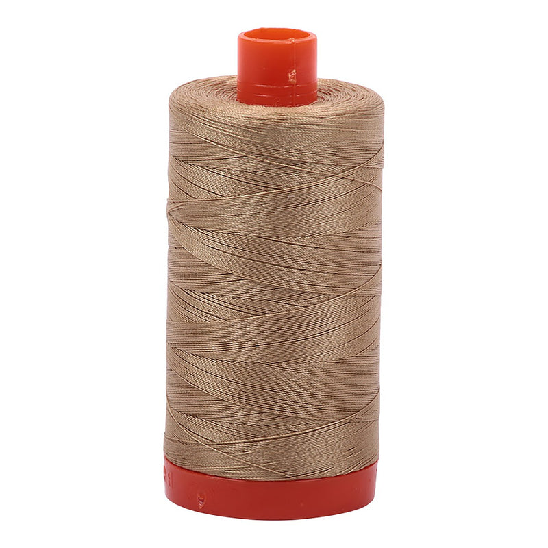 Mako Cotton Thread Solid 50wt 1422yds Blond Beige
