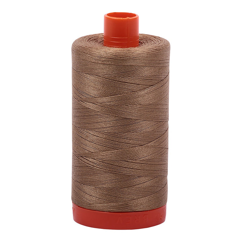 Mako Cotton Thread Solid 50wt 1422yds Toast