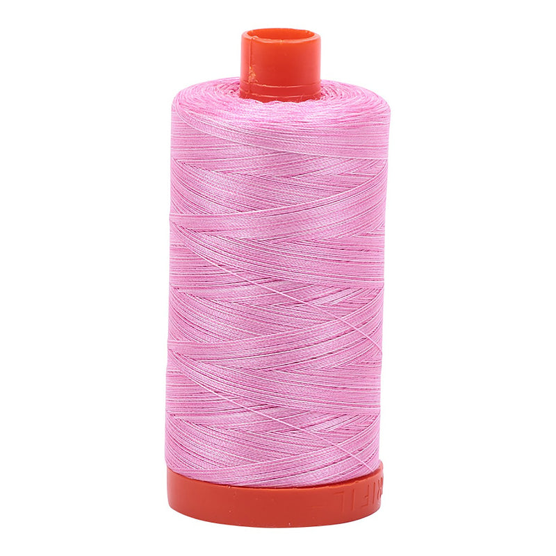 Mako Cotton Embroidery Thread 50wt 1422yds Variegated Bubblegum