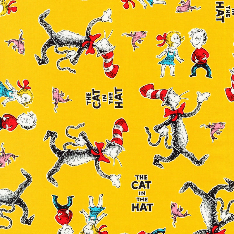 Yellow Dr. Seuss The Cat in the Hat