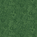 Green Paisley 108in Wide Back