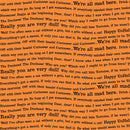 Mad Masquerade Wavy Words Orange