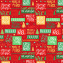 Red Merry Christmas Writing