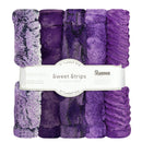 5 Pack of 10in Luxe Cuddle Strips Eggplant