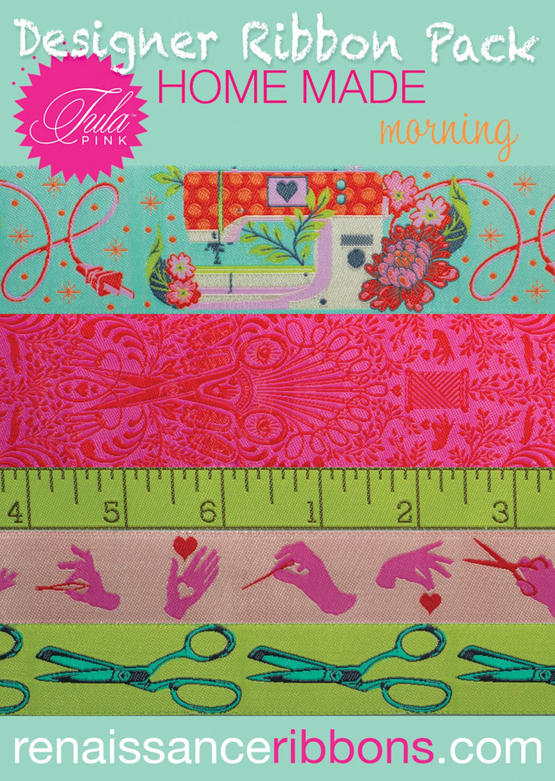 Tula Pink Home Made Morning Designer Ribbon Pack