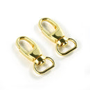 Swivel Snap Hooks (2pk) 1/2in (12mm) - Gold