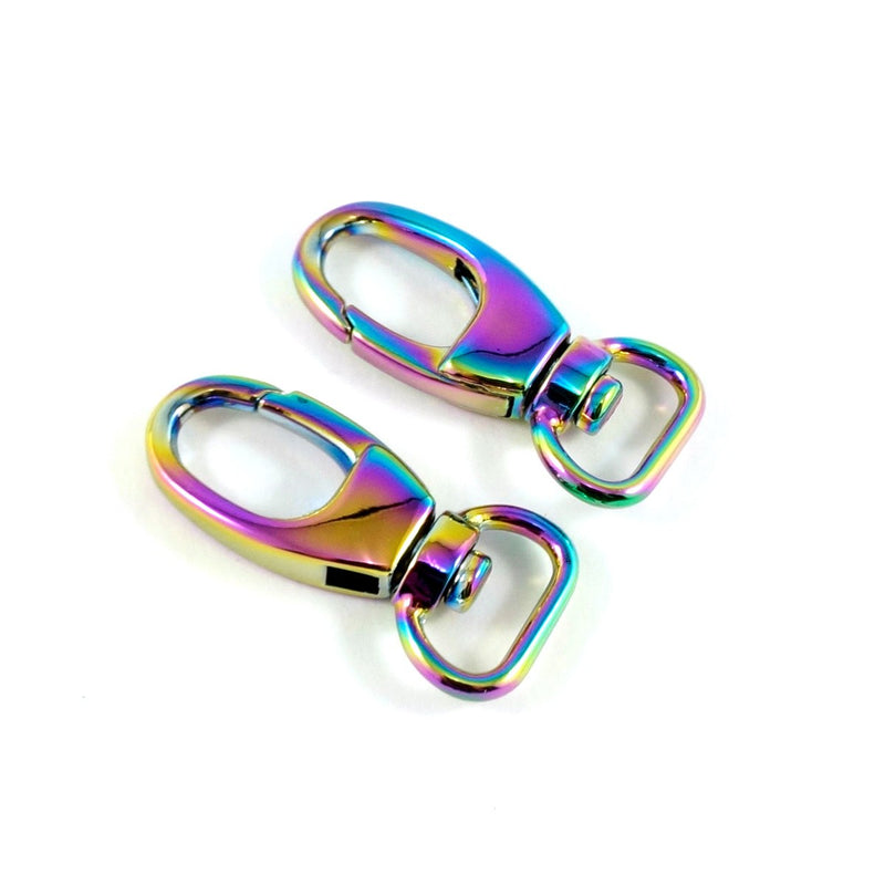 Swivel Snap Hooks (2pk) 1/2in (12mm) - Rainbow