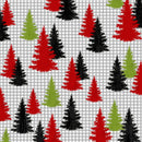 Multi Colored Trees Flannel