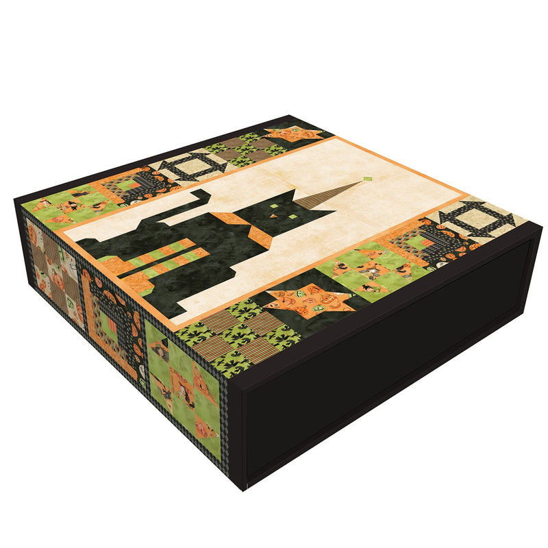 Halloween Whimsy Purrfect Halloween Boxed Quilt Kit