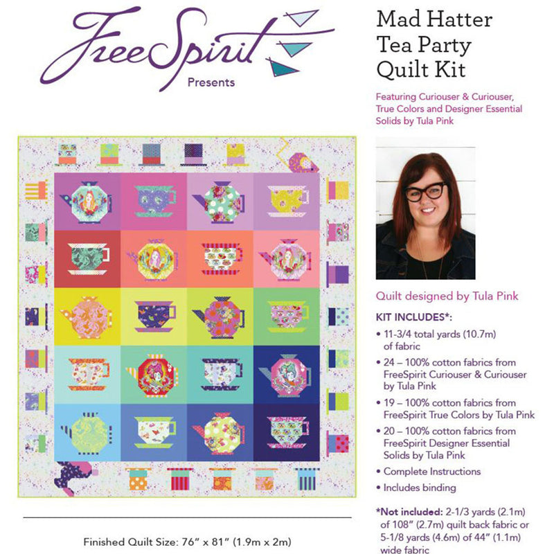 Quilt Kit - Mad Hatter Tea Party