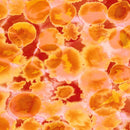 Orange Opalescense 108in Wide Back-3 Yards Cut