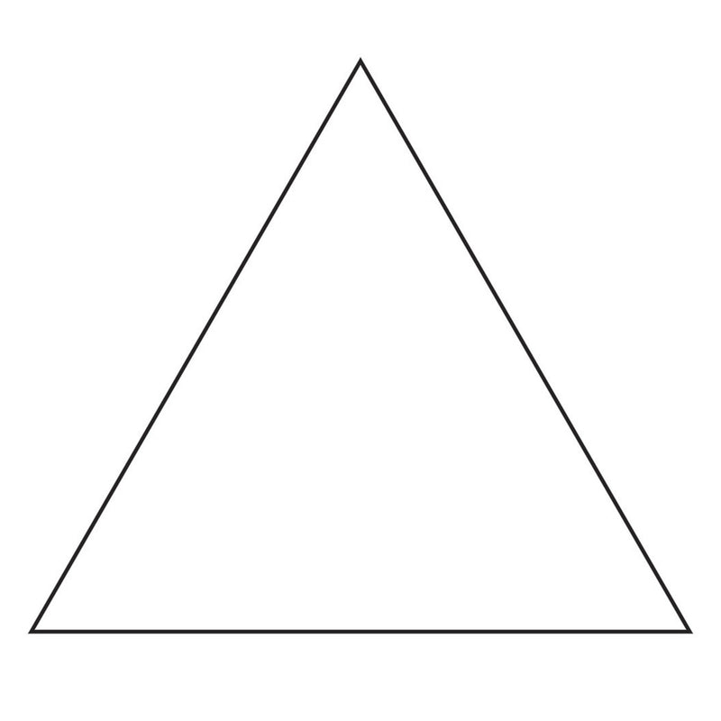 1in Equilateral Triangle Papers