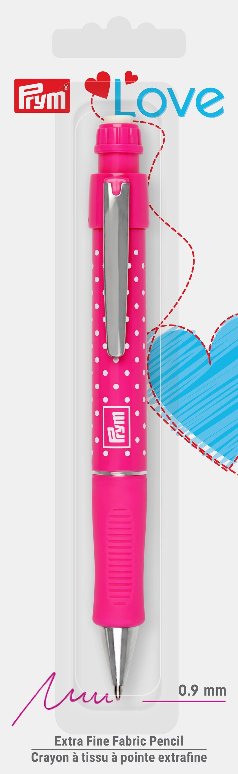 Prym Love Extra Fine Fabric Pencil Pink