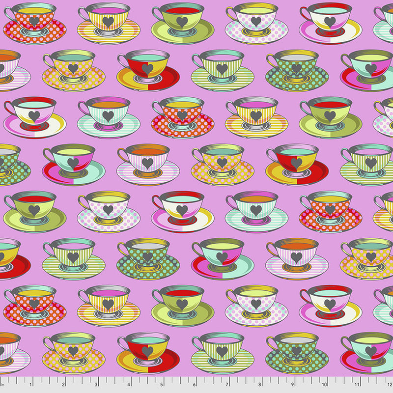 Tula Pink Curiouser & Curiouser Tea Time Wonder PWTP163.WONDER