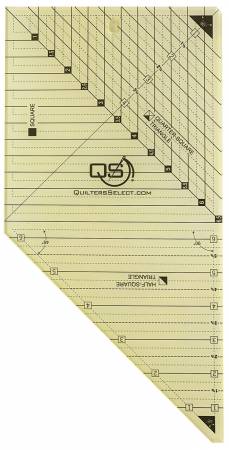 Quilter's Select Tri/Square 3 In 1 Combo Ruler