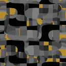 Black Abstract w/Metallic