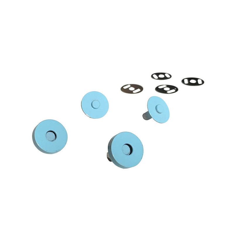 Light Blue Magnetic Snaps