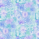 Blue/Teal 108in Wideback Sketchbook Doodle