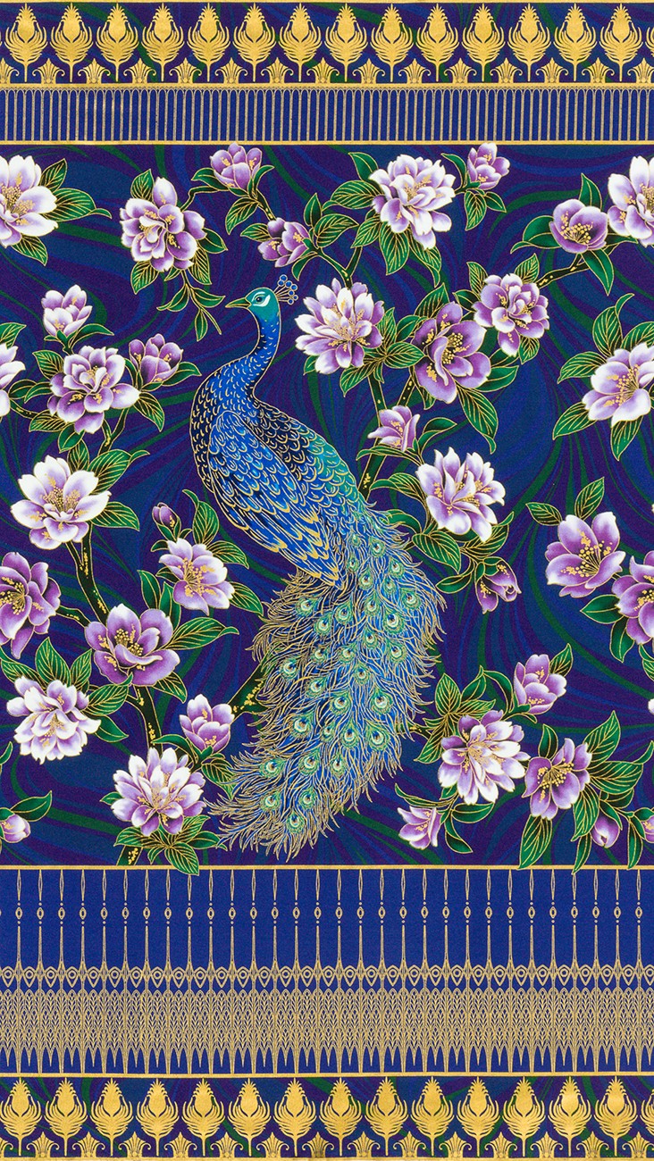Peacock Panel Peacock w/Metallic