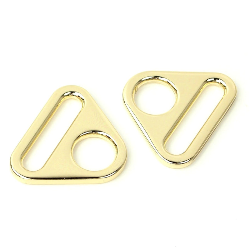 Triangle Ring 1in Gold