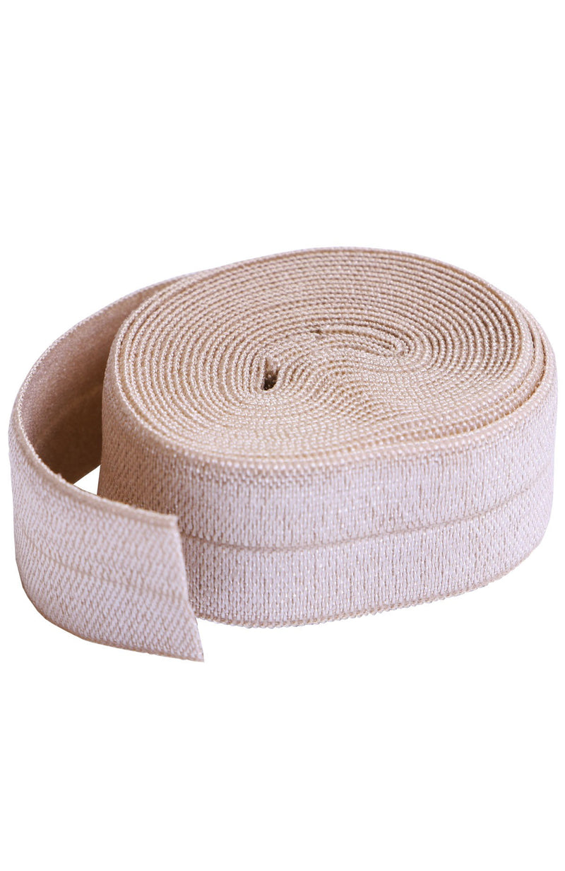 Fold-over Elastic 3/4in x 2yd Natural
