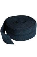 Fold-over Elastic 3/4in x 2yd Navy