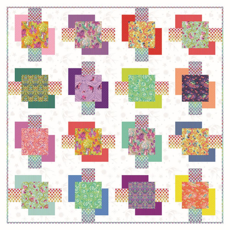 Scrapbooking Quilt Kit Featuring Tula Pink Tiny Beasts