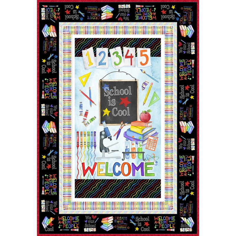 School Is Cool Wall Quilt Kit