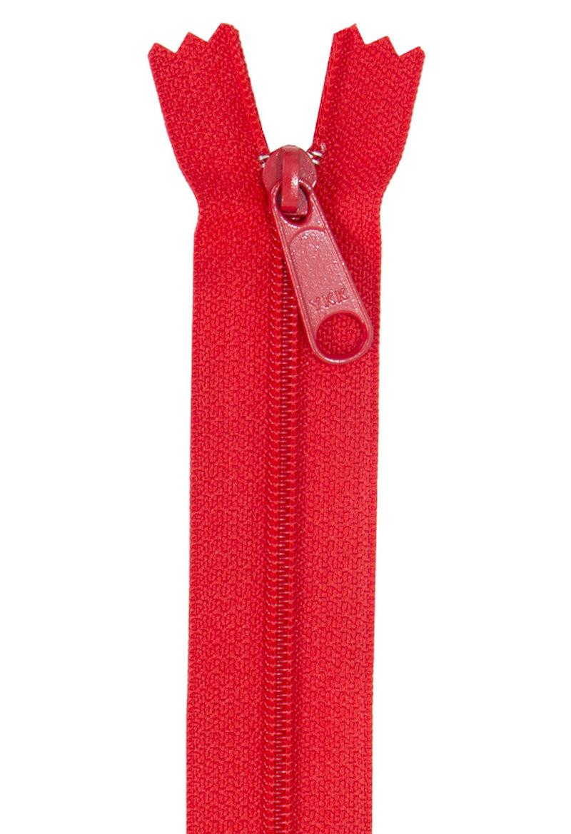 Handbag Zipper 24in Atom Red