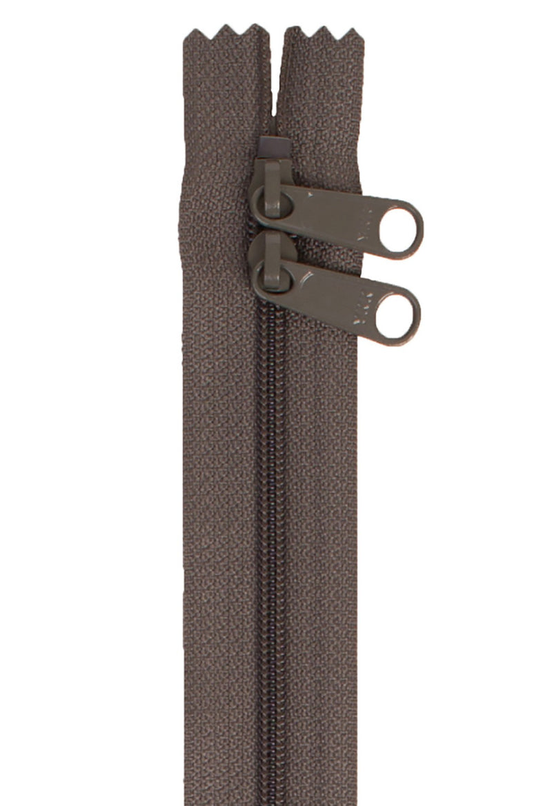 Handbag Zipper 30in Double-Slide - Slate Gray