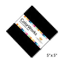 Northcott Black 5" Squares