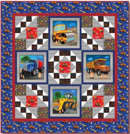 Copy of Construction Zone Quilt Kit 2