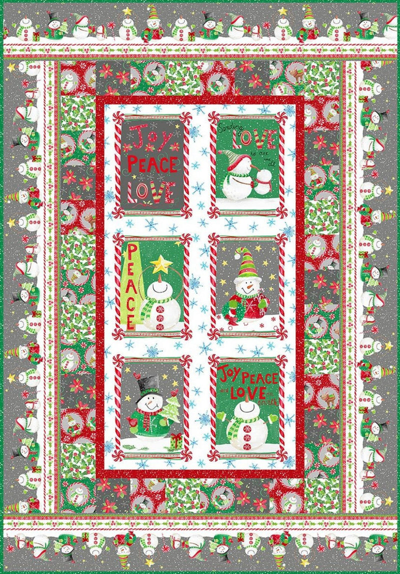 Joy, Peace and Love Quilt Kit