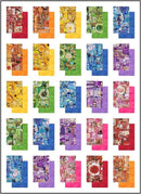 Colored Shadow Boxes Quilt Kit